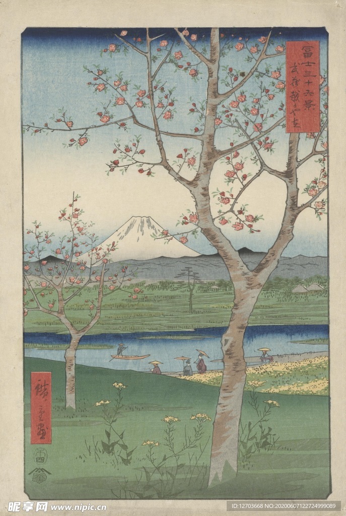歌川广重版画