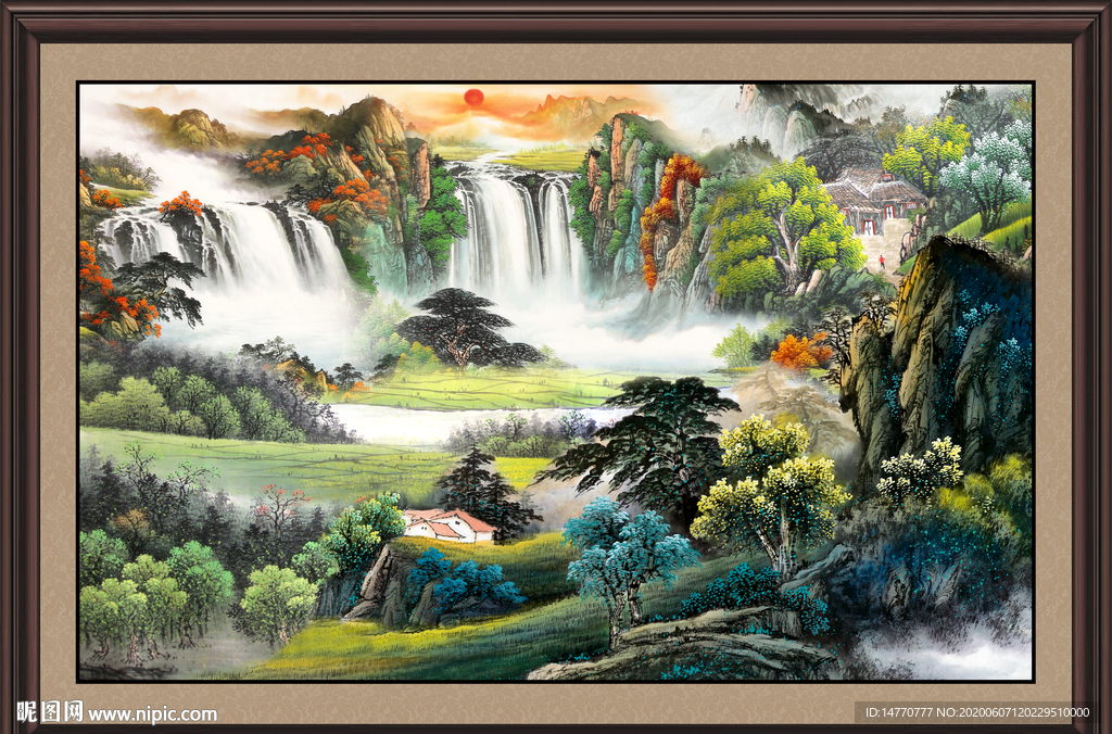 山水风景画