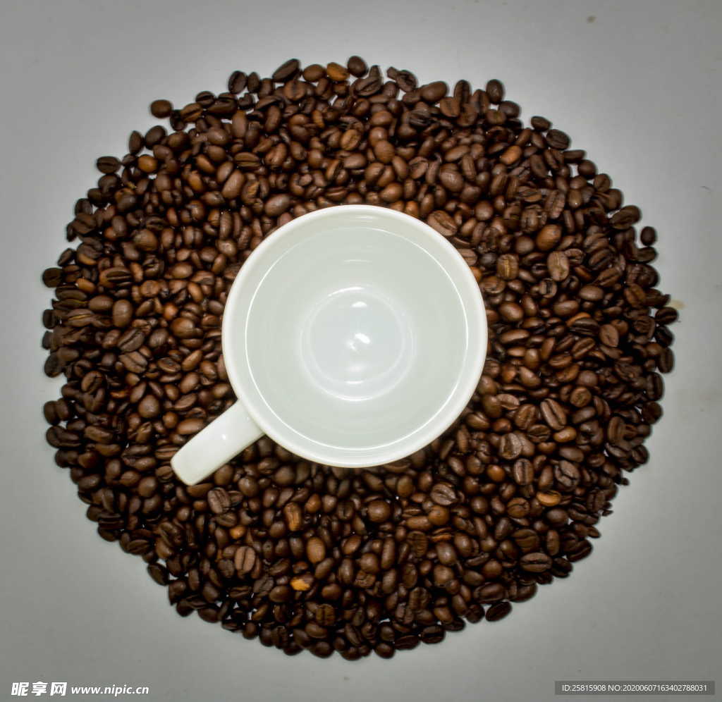 咖啡豆咖啡醇香图片
