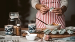 小笼包美食食材美味背景素材