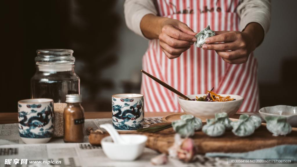 小笼包美食食材美味背景素材