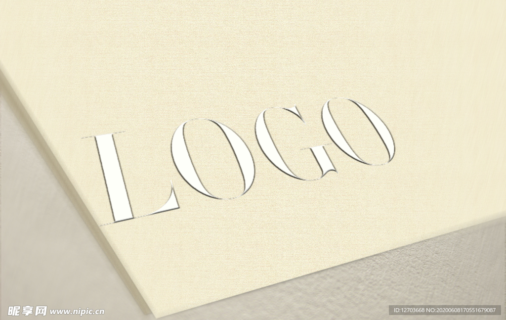 logo样机图片