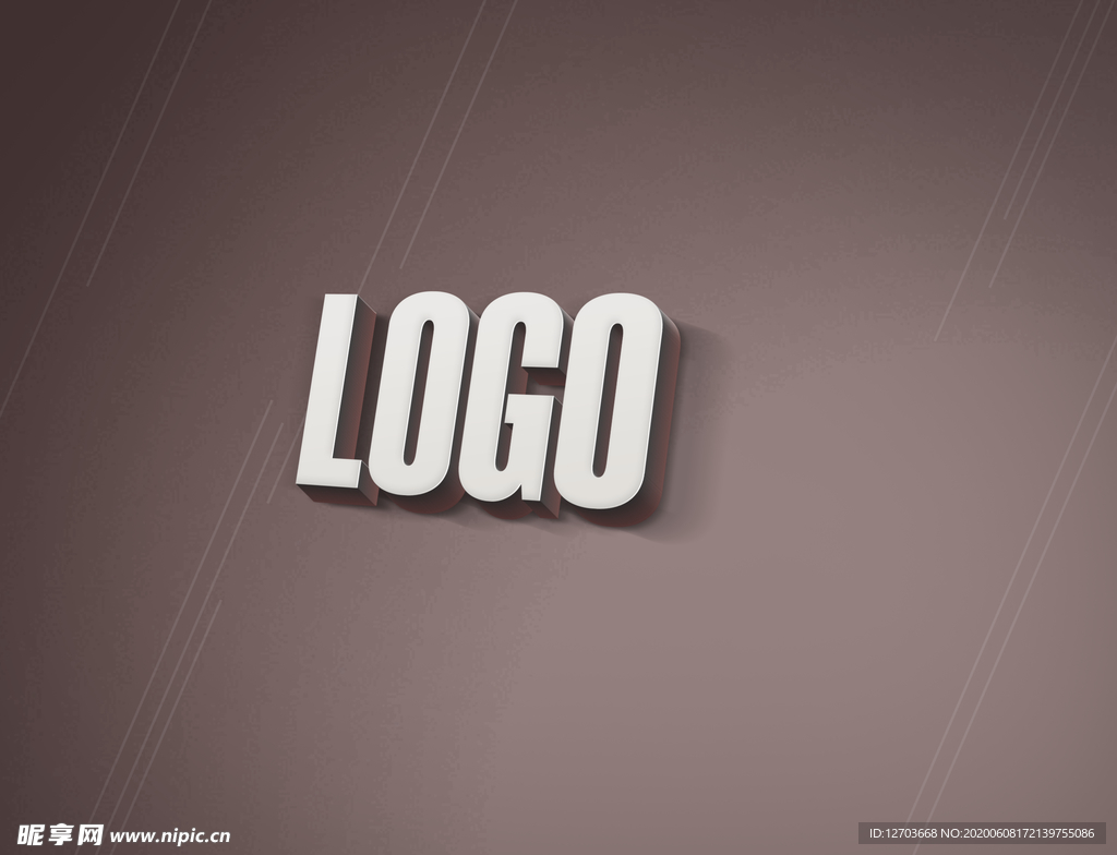 logo样机图片