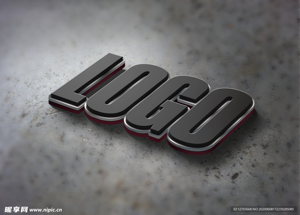 logo样机图片