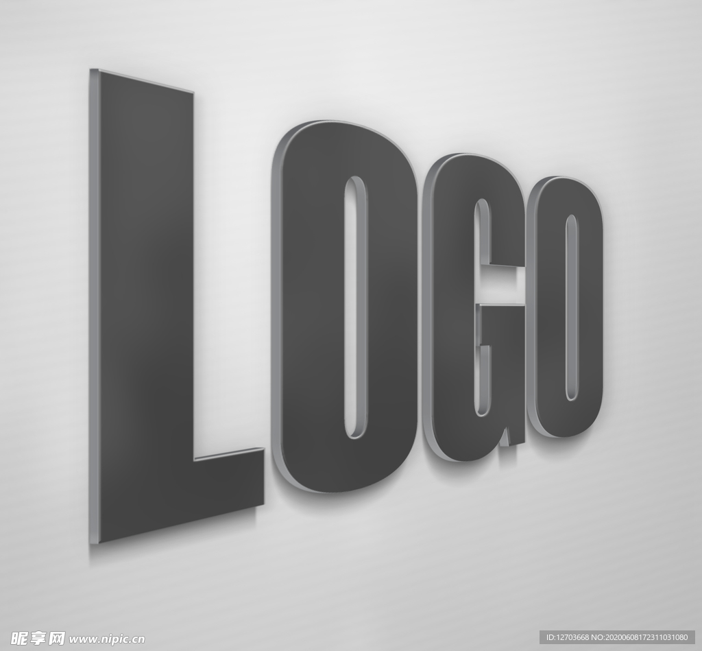logo样机图片