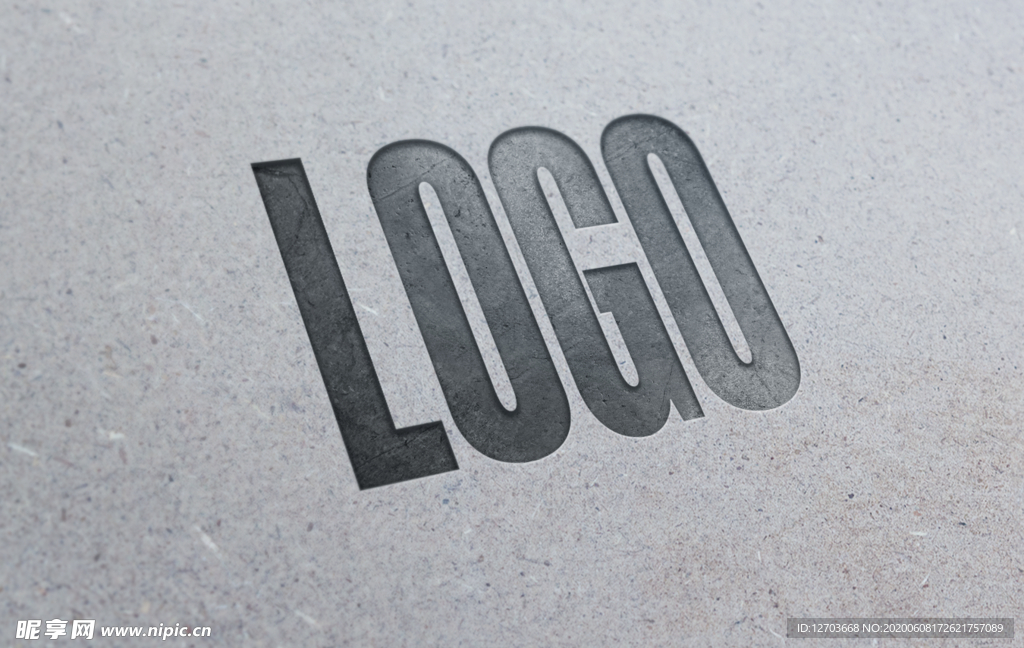 logo样机图片