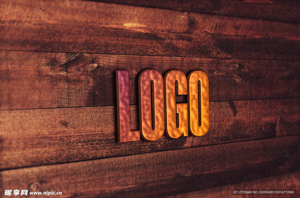 logo样机图片