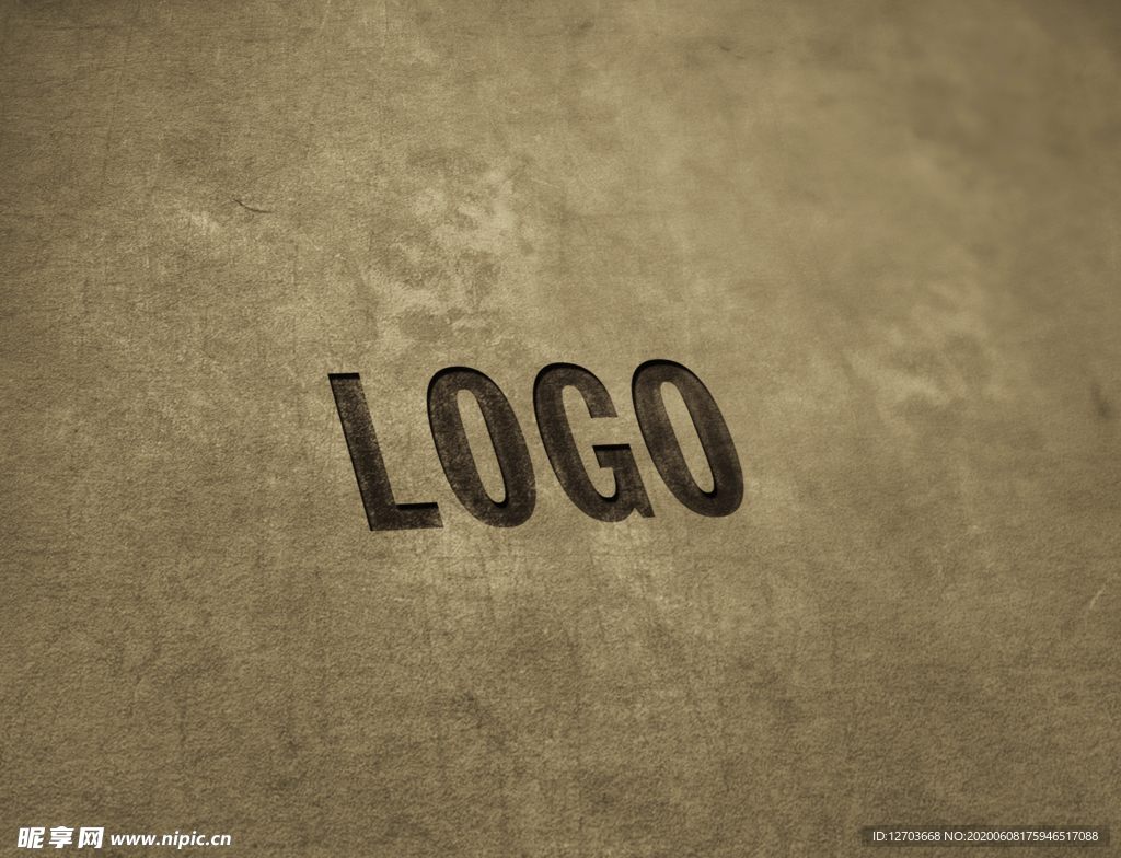 logo样机图片