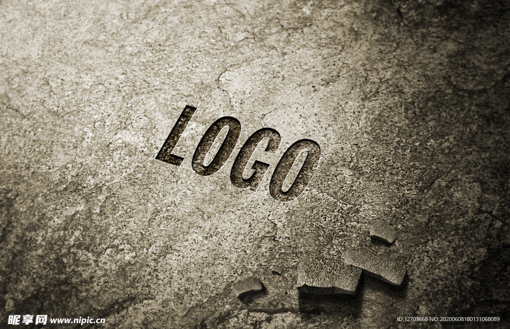 logo样机图片