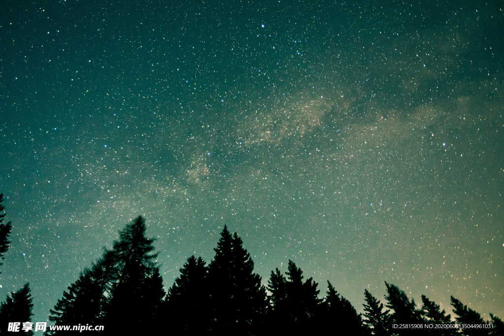 星空夜空宇宙图片