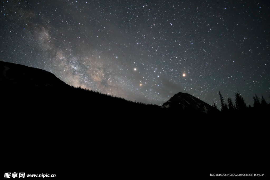 星空夜空宇宙图片