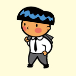 拿着衣服的人