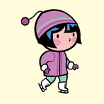 溜冰的女孩