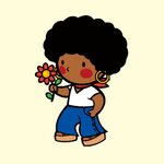 拿花的女人