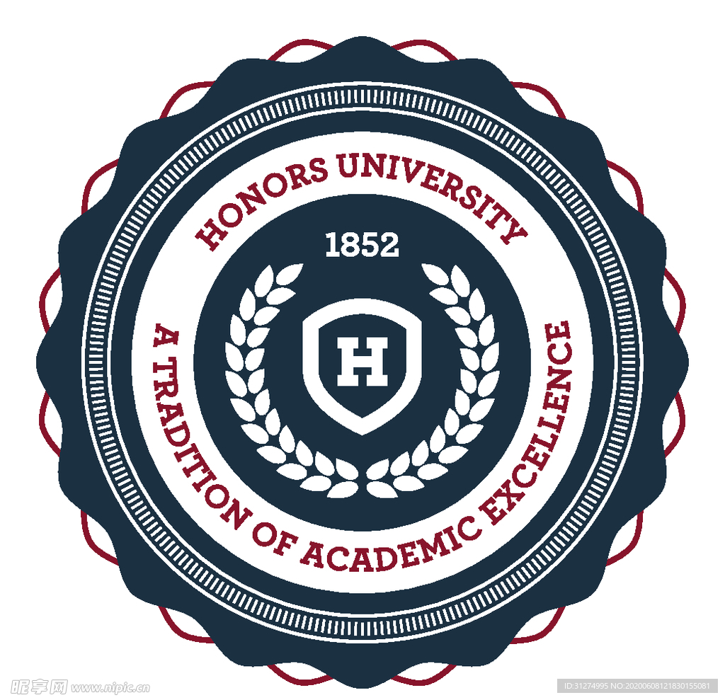 学校logo
