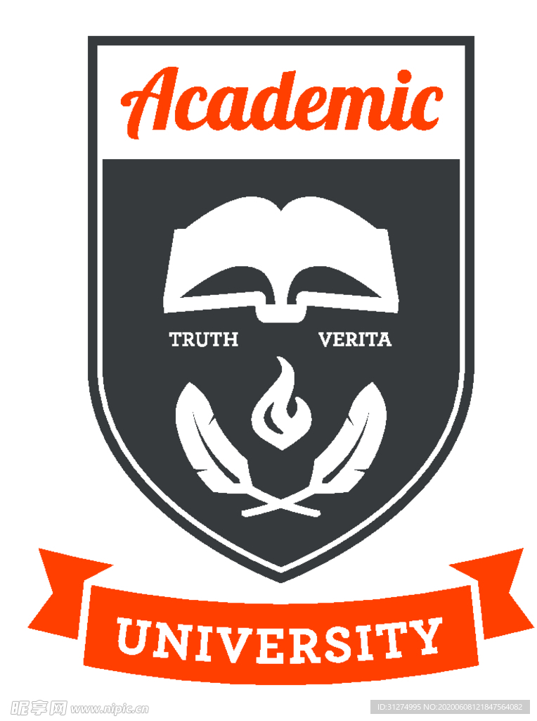 学校logo