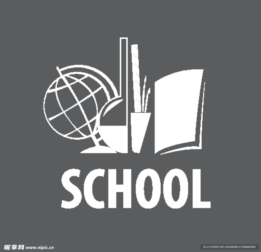学校logo