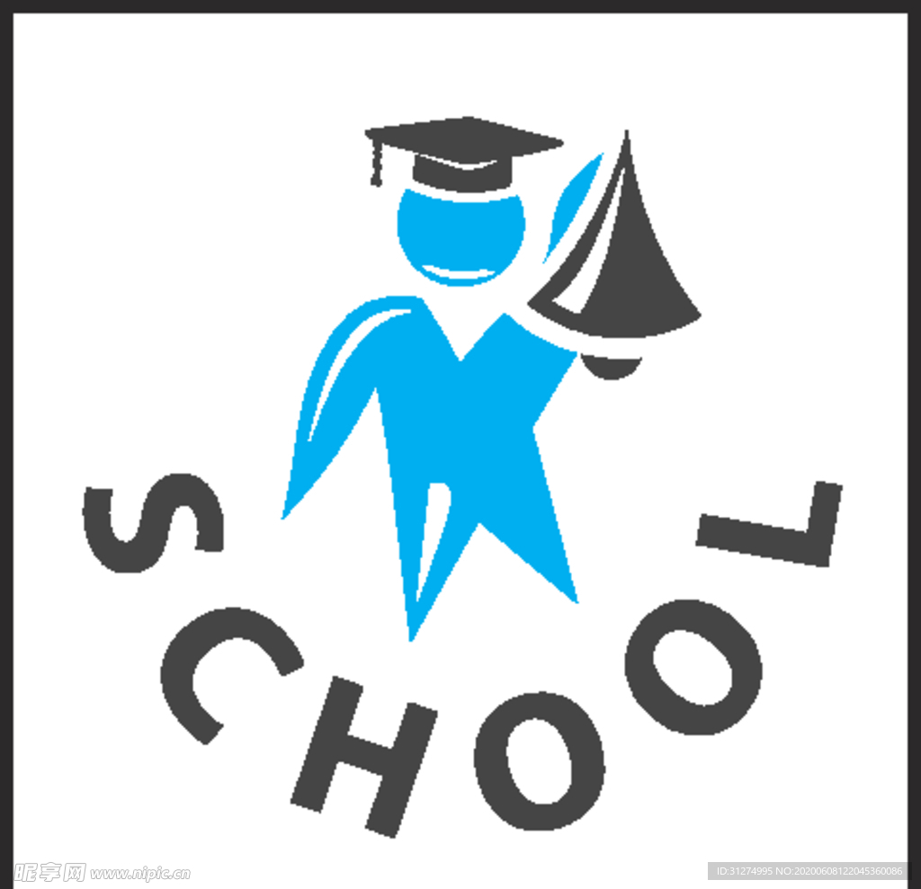 学校logo