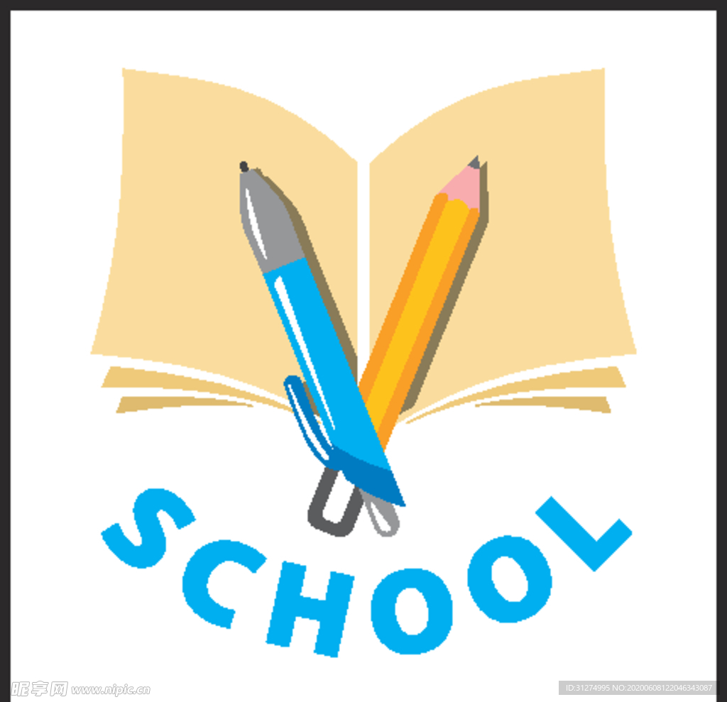 学校logo