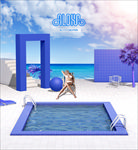 夏天旅游池海报