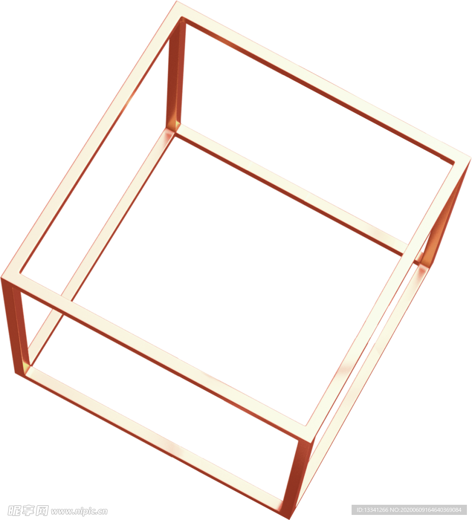 金色立体框
