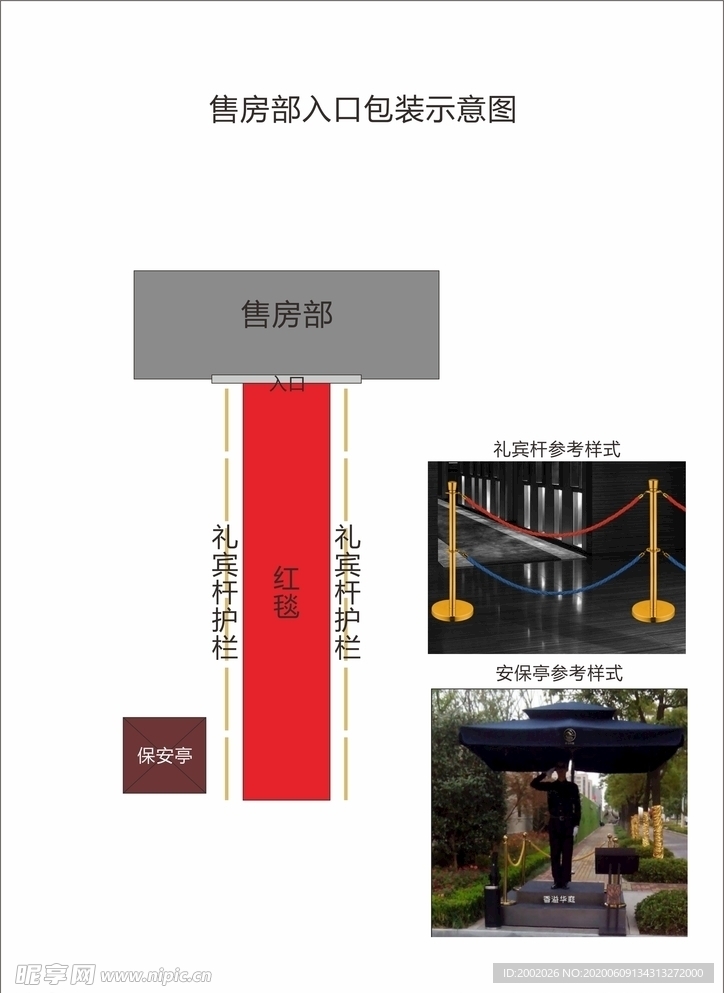 售楼部包装示意图