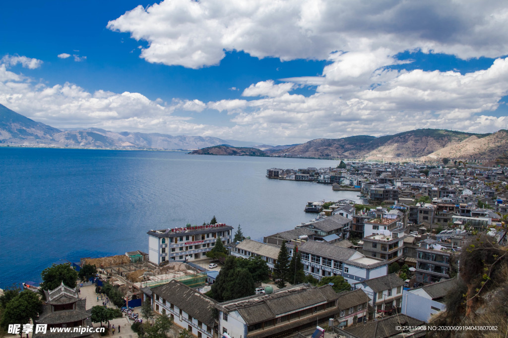 洱海湖泊风景图片