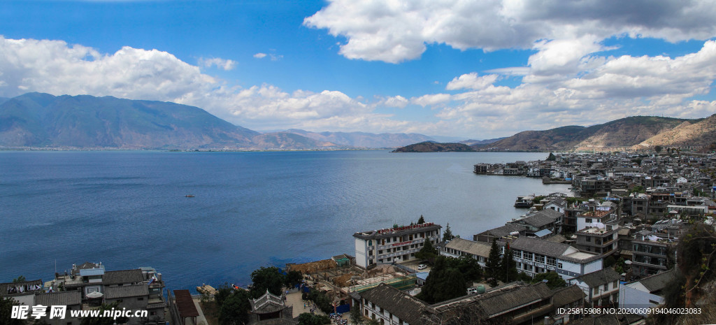 洱海湖泊风景图片