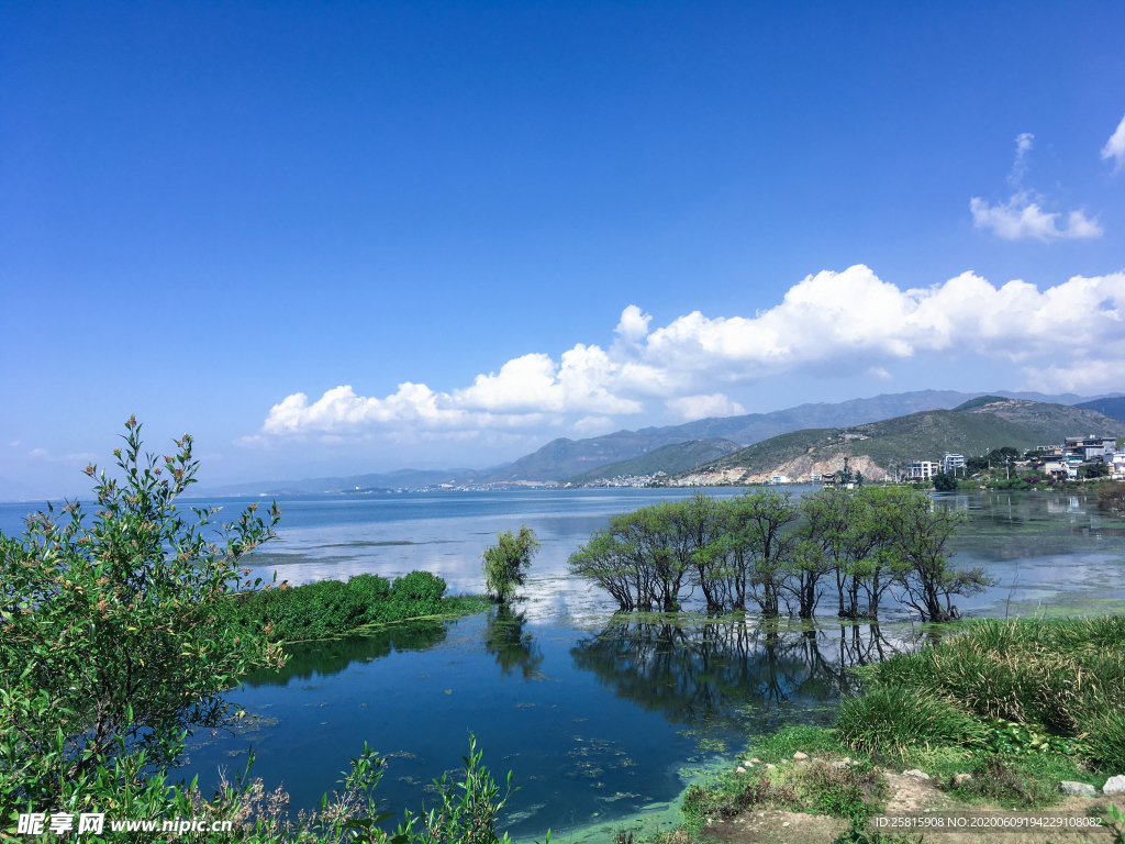 洱海湖泊风景图片