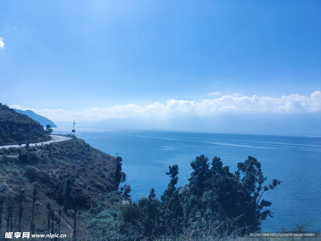 洱海湖泊风景图片