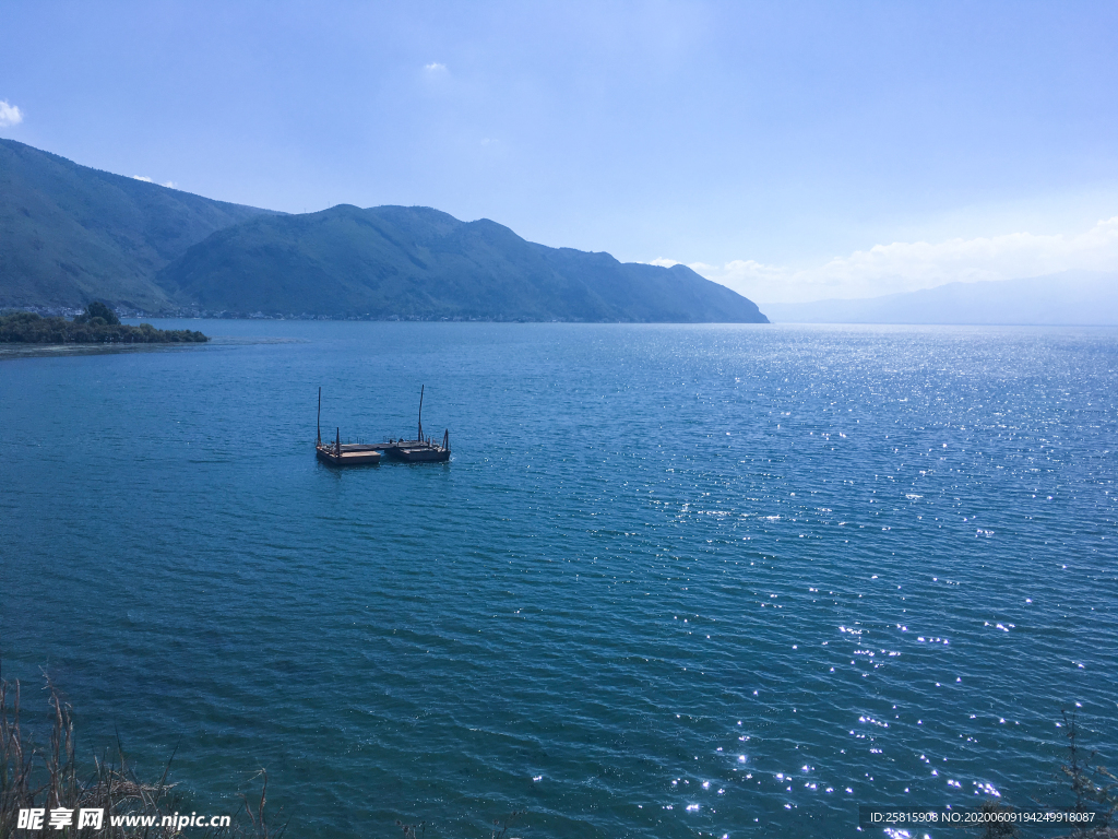 洱海湖泊风景图片