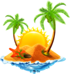 夏日沙滩