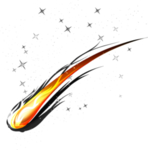 陨石 流星 星空 星星 星云