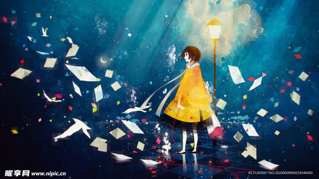 唯美二次元插画壁纸