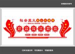 核心价值观党建文化墙