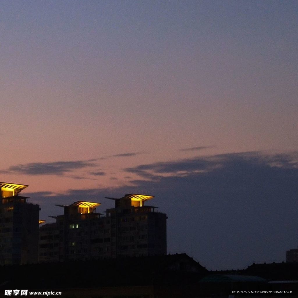 夕阳天空风景