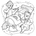 手绘儿童简笔画