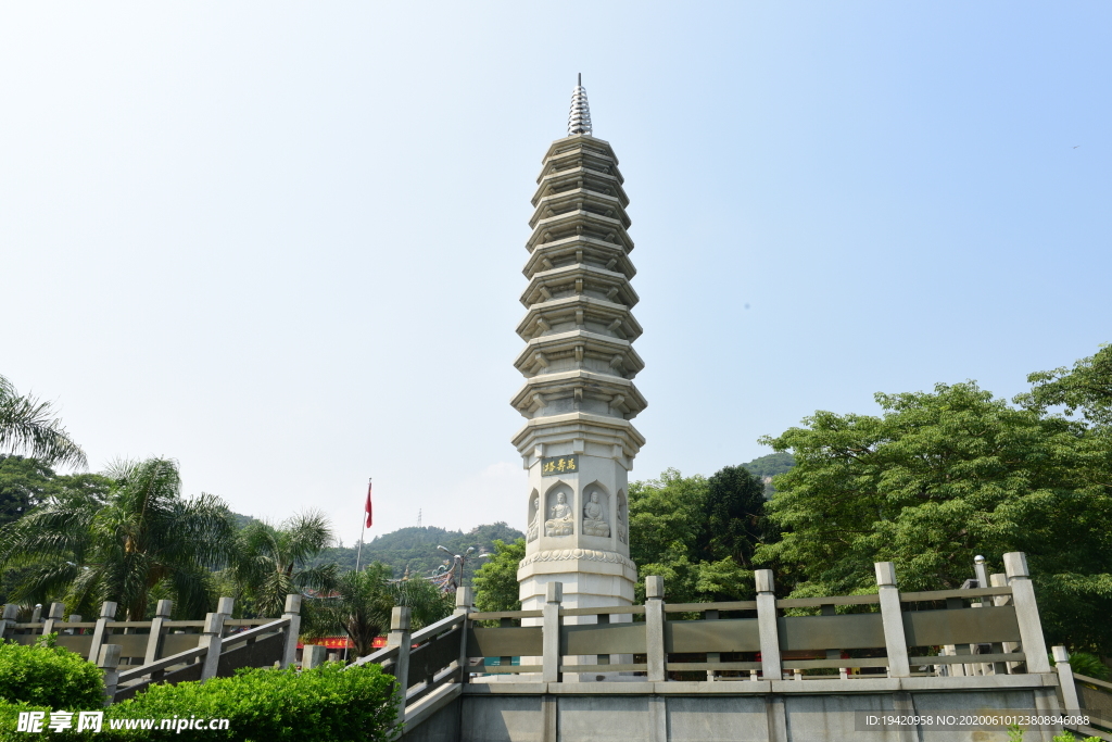 福建省厦门市南普陀寺万寿塔