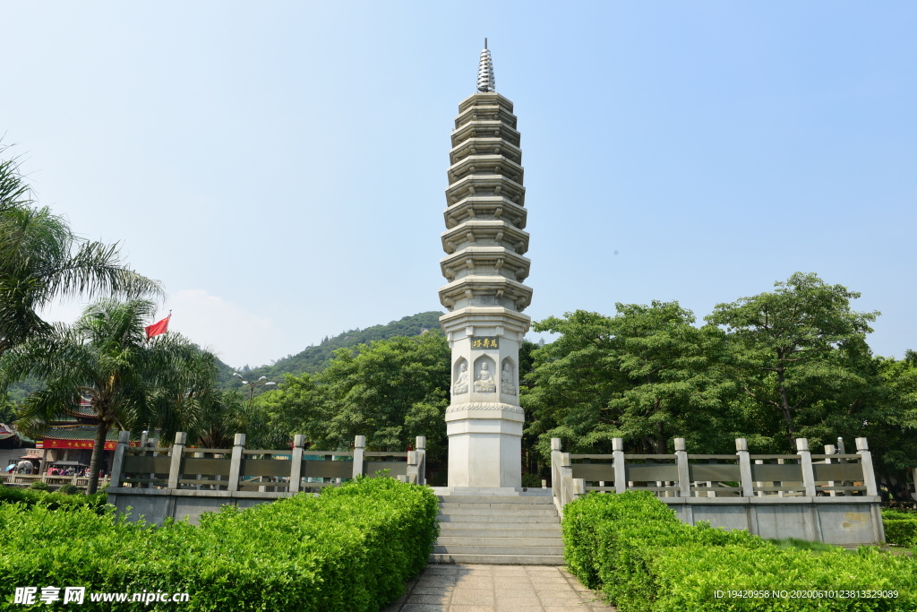 福建省厦门市南普陀寺万寿塔