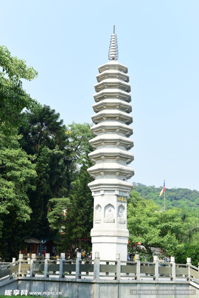 福建省厦门市南普陀寺万寿塔