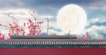 中秋节快乐中秋海报背景