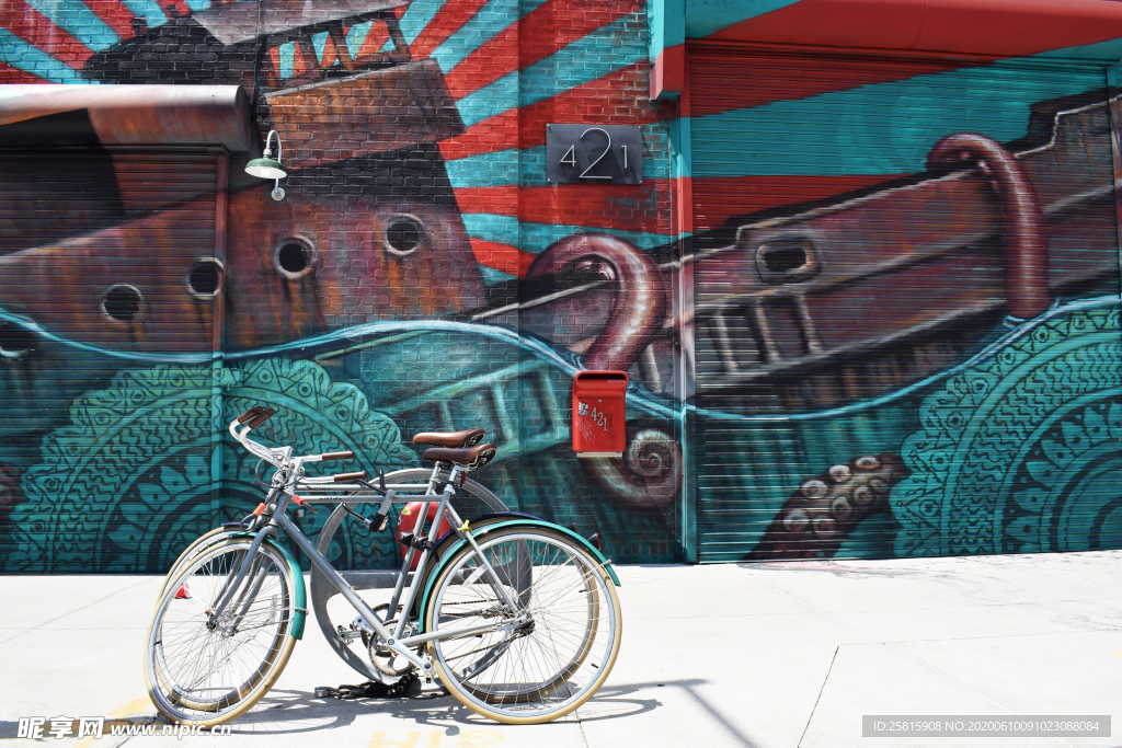 自行车共享单车车技图片