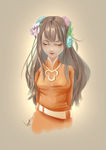 腼腆的女孩