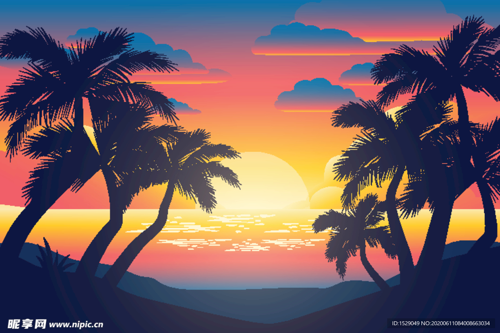 夏天背景