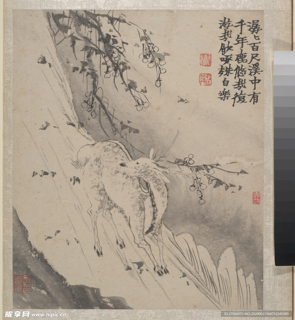 花鸟图国画图案