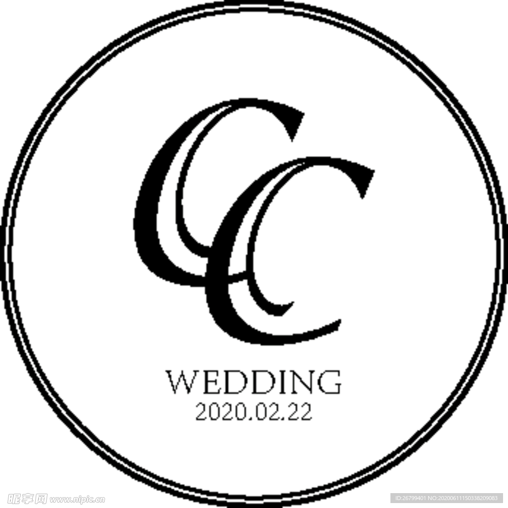 婚礼logo英文logo