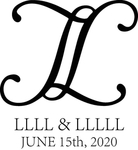 婚礼logo 字母logo