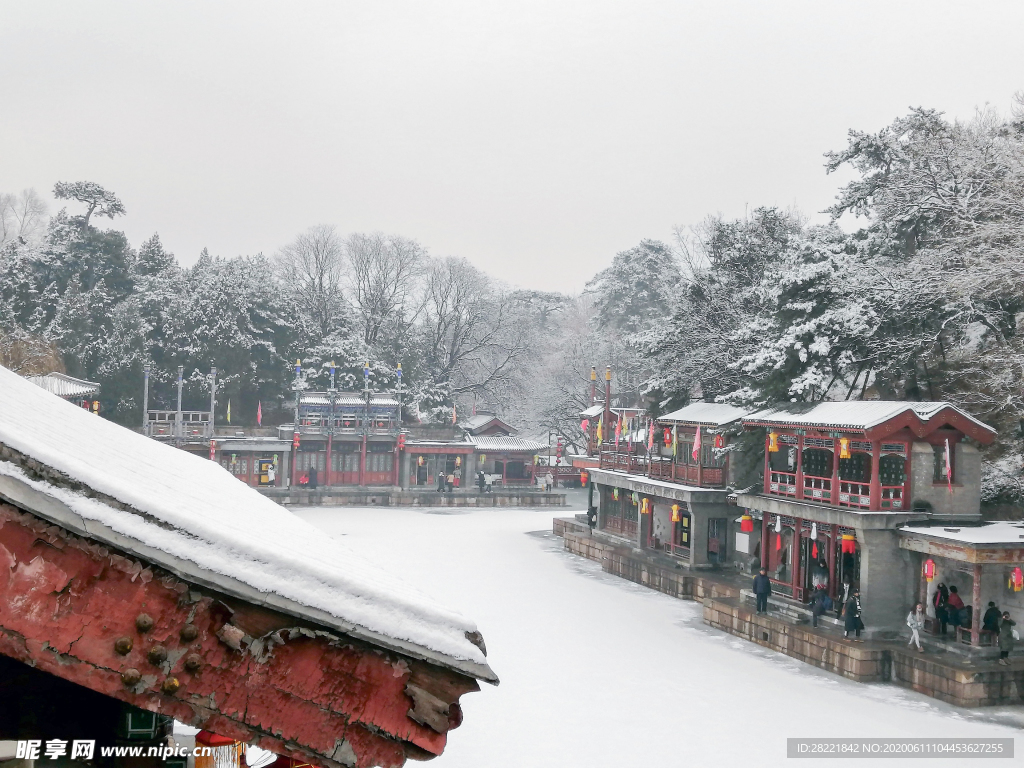 颐和园雪景