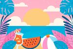 夏日海滩