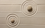 沙滩创意画